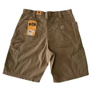 Carhartt 34 Regular Dark Tan Shorts BS0147-M Loose Fit Utility Cargo new